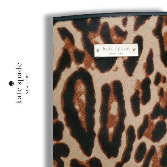 KATE SPADE NewYork Streetcar Darya Leopard Calfhair FUR Handbag Pony Hair - Picture 10 of 17